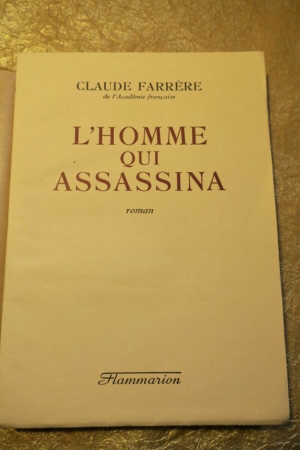 FARRERE CLAUDE L HOMME QUI ASSASSINA / GRAVURE DE CHARLES FOUQUERAY – Image 3