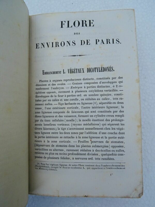 Flore descriptive et analytique des environs de Paris 1845 – Image 9