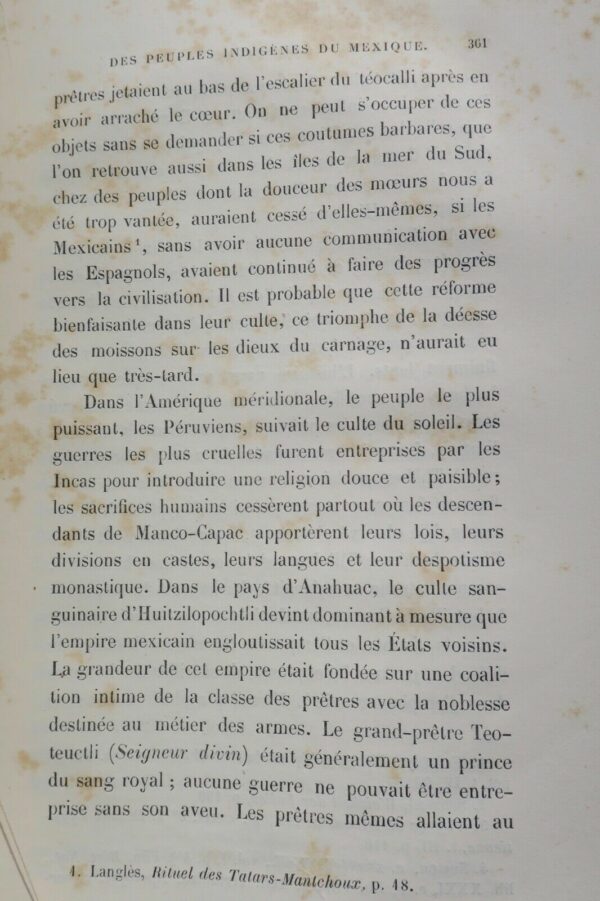 HUMBOLDT Site des cordillères et monuments des peuples indigènes 1869 – Image 3