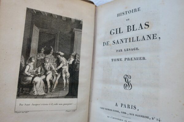 Lesage HISTOIRE DE GIL BLAS DE SANTILLANE 1818 – Image 4