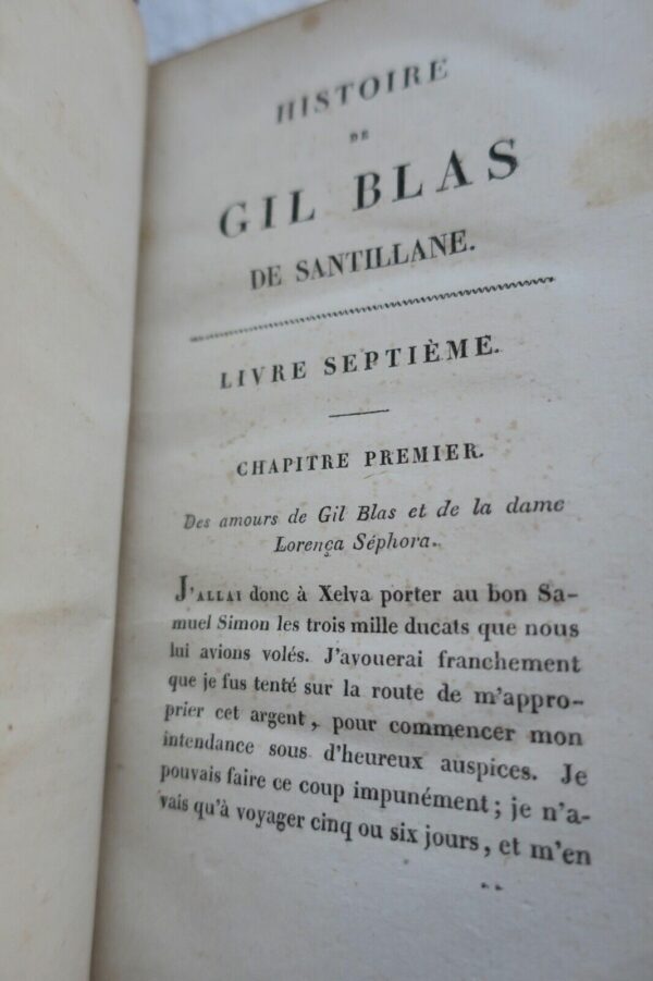 Lesage HISTOIRE DE GIL BLAS DE SANTILLANE 1818 – Image 6