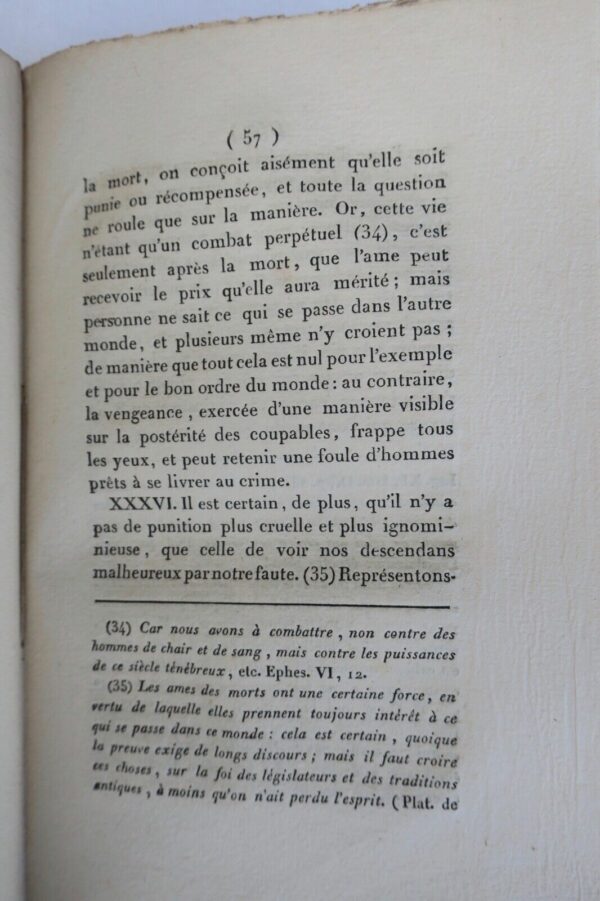 Maistre Sur les délais de la justice divine dans la punition des coupables 1816 – Image 5