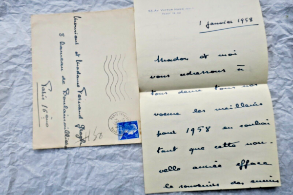 Michel ROBIDA belle lettre autographe manuscrite – Image 3