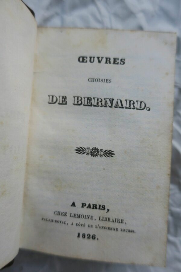 Mini Bernanrd & Bertin  Oeuvres choisies 1826 – Image 3