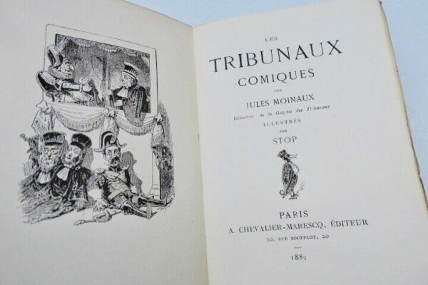 Moinaux (Jules) Les Tribunaux comiques 1882 ill-Stop – Image 7