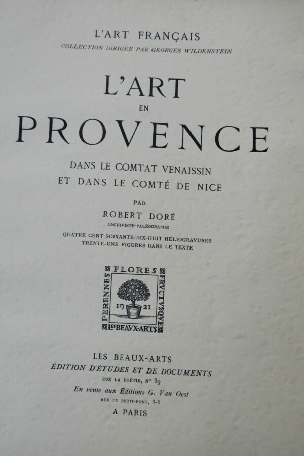 PROVENCE DANS LE COMTAT VENAISSIN ET DANS LE COMTE DE NICE 1930 – Image 3