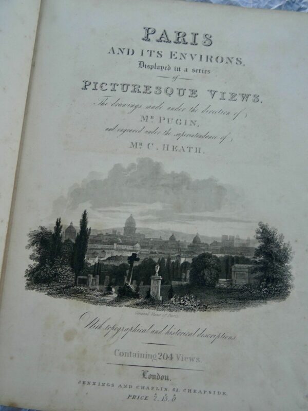 Paris and its Environs Displayed in a Series of Picturesque Views – Image 13