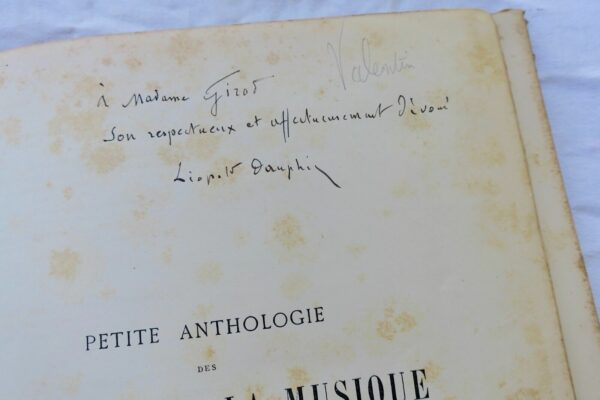 Petite anthologie des Maîtres de la musique depuis 1633 jusqu'à nos jours 1886 – Image 9