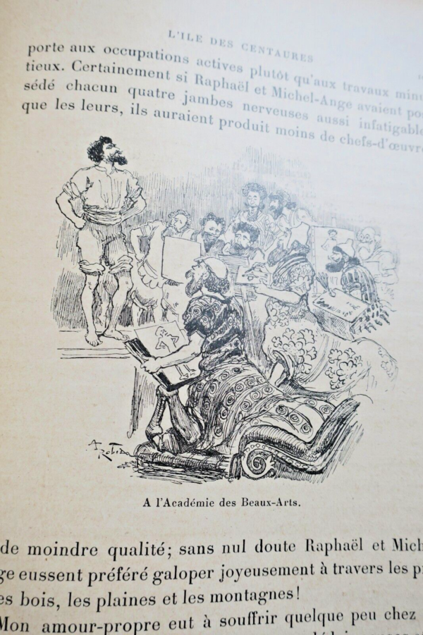 ROBIDA, ( Albert ) L'ILE DES CENTAURES. Texte et dessins de A. Robida – Image 4