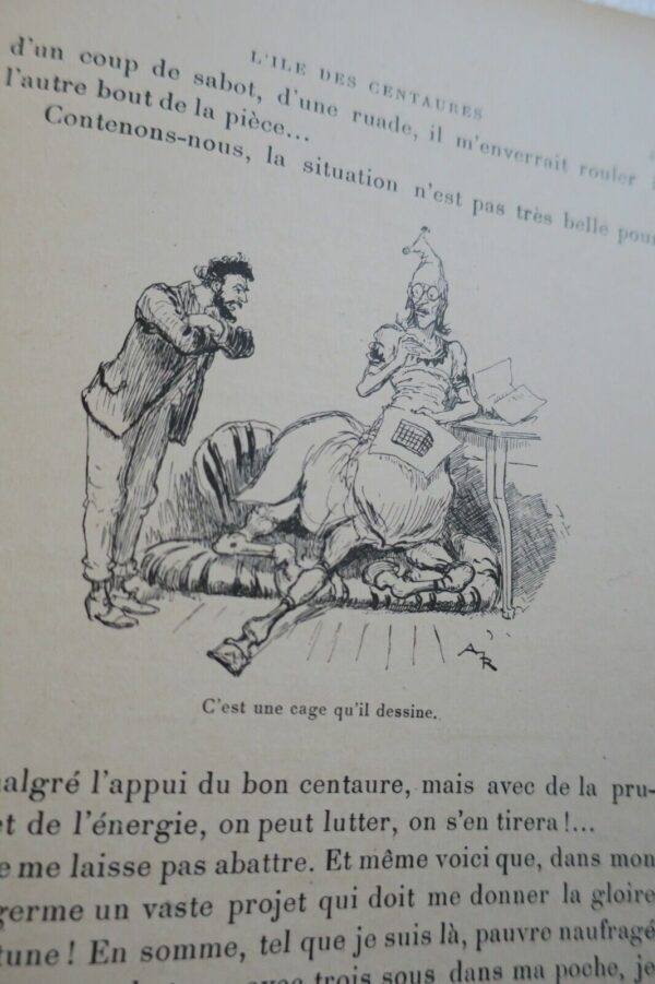 ROBIDA, ( Albert ) L'ILE DES CENTAURES. Texte et dessins de A. Robida – Image 7