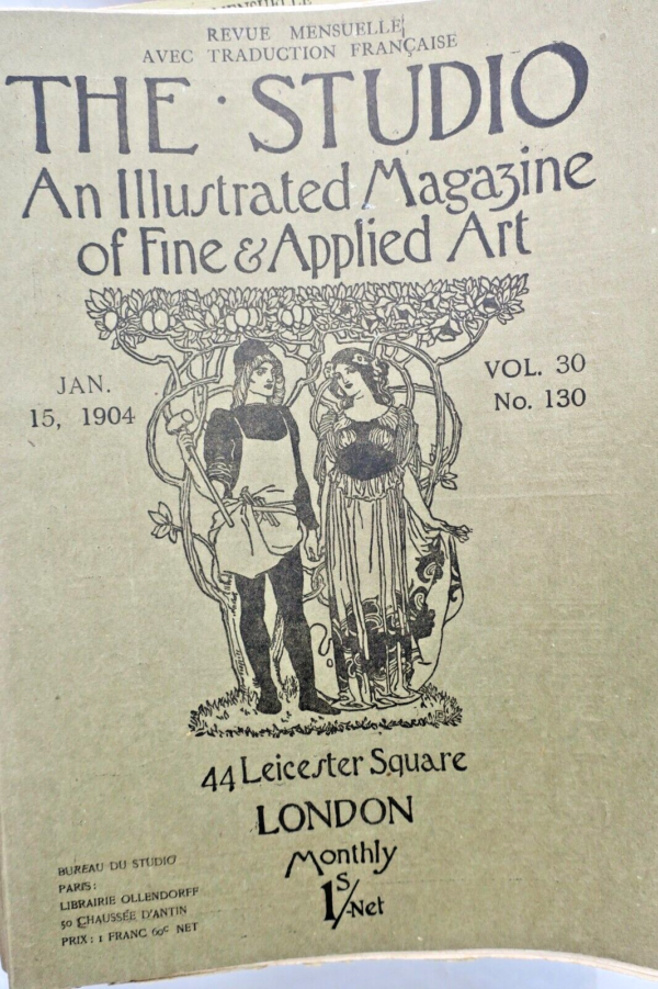 STUDIO The Studio: An Illustrated Magazine of Fine and Applied Art 1904 – Image 3