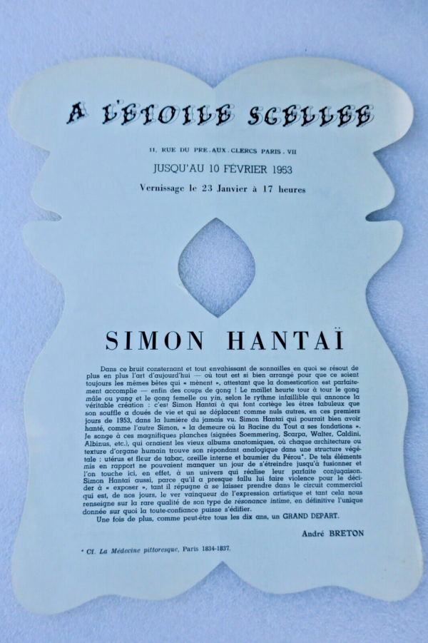 Surréalisme BRETON André Simon Hantaï A l'Etoile scellée 1953 – Image 3