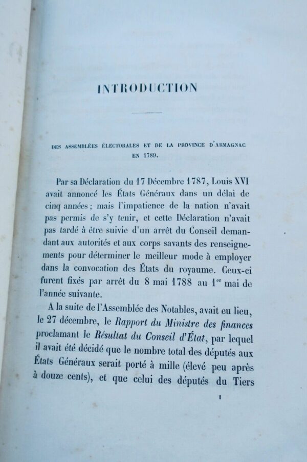 Vicomte de Bastard d'Estang La noblesse d'Armagnac en 1789 ses procès-verbaux et – Image 5