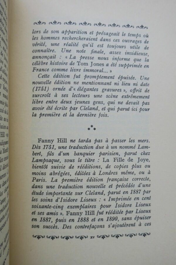 érotique CLELAND Mémoires de Fanny Hill, femme de plaisir – Image 9