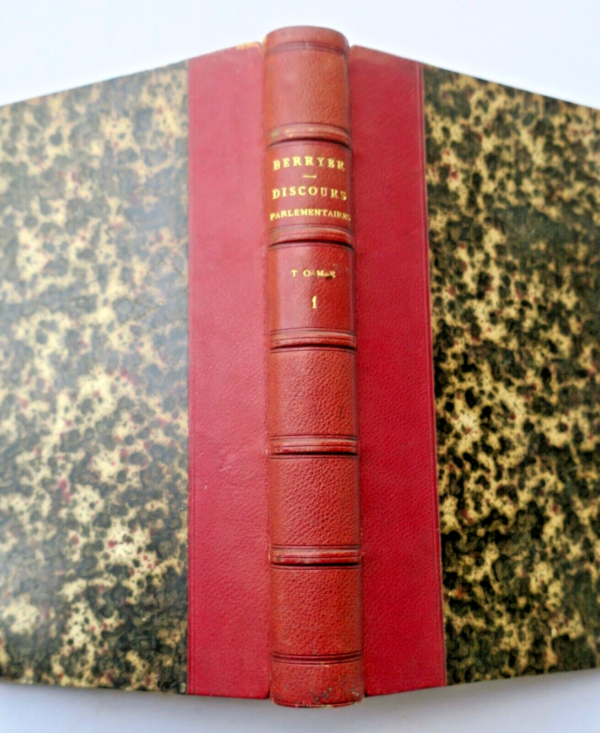 BERRYER Oeuvres de Berryer. Discours parlementaires.1872