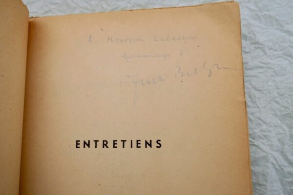 BRETON (André) Entretiens DEDICACE + S.P. – Image 8