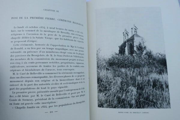 Beaujolais la chapelle de N. D. de Brouilly en beaujolais 1934