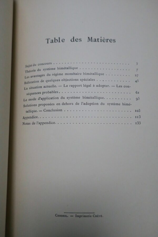 Boissevain, Gideon Maria Le problème monétaire et sa solution 1891 – Image 5