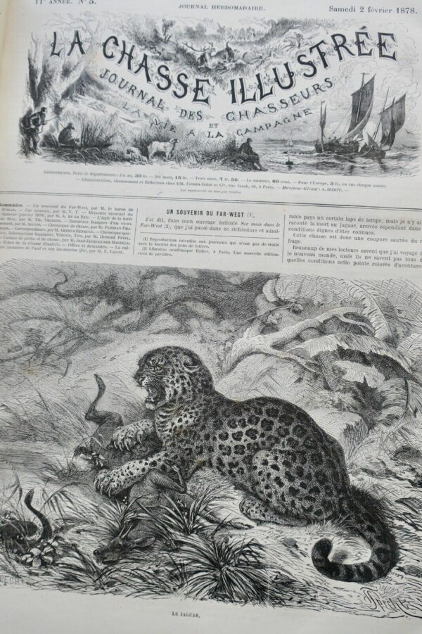 Chasse illustrée - Journal des chasseurs et de la vie à la campagne 1878 – Image 4