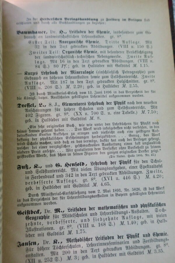 Chimie Leitfaden der Chemie insbesondere zum Gebrauch...1897 – Image 4