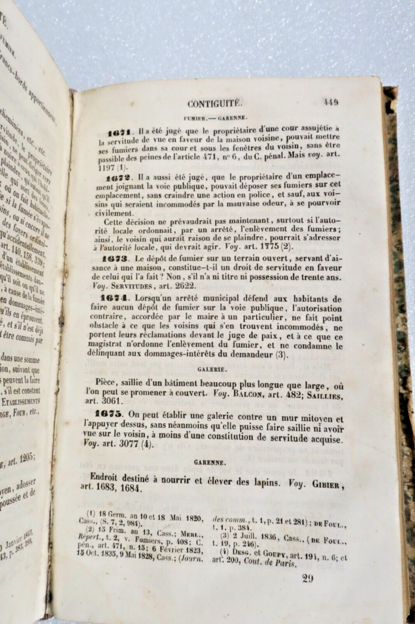 Code des constructions et de la contiguité ou Législation complète 1854 – Image 3