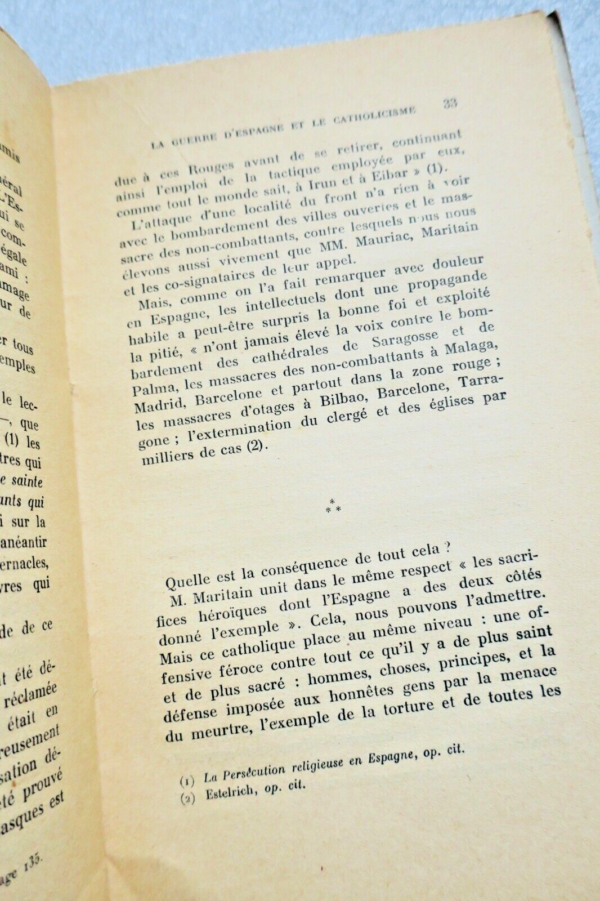 ESPAGNE la guerre d'Espagne et le catholicisme 1937 – Image 3