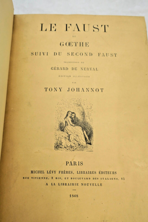 Goethe Nerval Le Faust de Goethe Johannot 1868 – Image 10