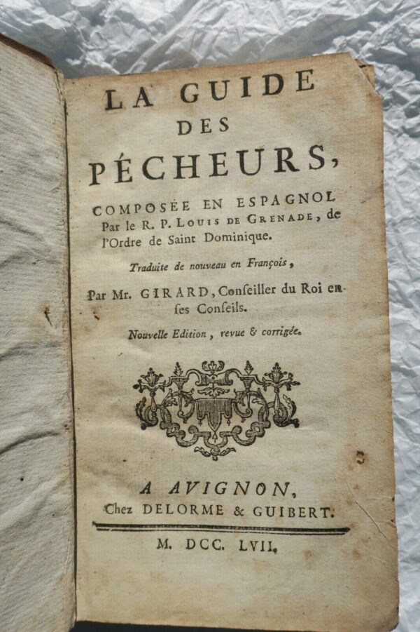 Guide des Pécheurs, Composée en Espagnol 1757 – Image 3