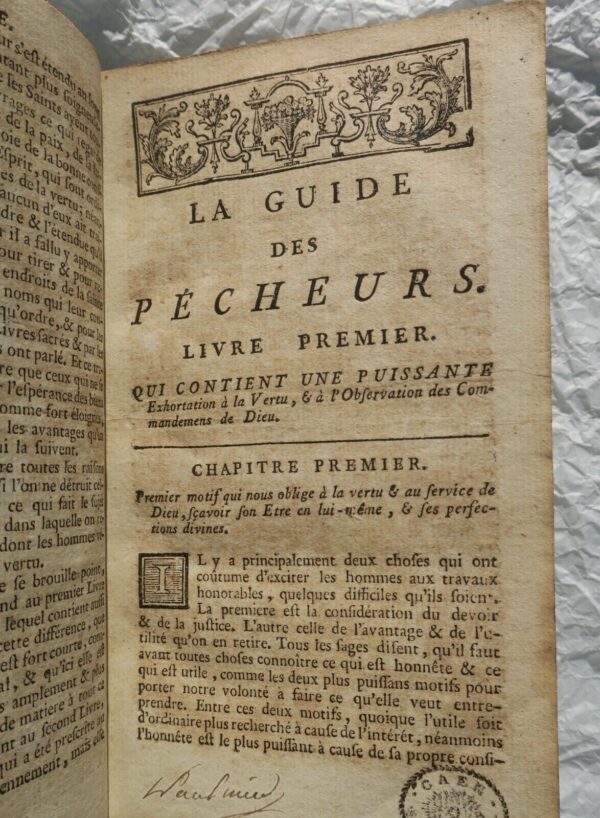 Guide des Pécheurs, Composée en Espagnol 1757 – Image 5