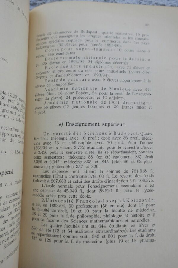 Hongrie à La Veille du Millénaire: Données Statistiques avec deux Plans 1896 – Image 6