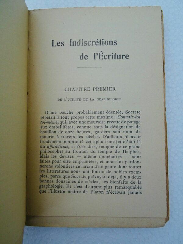 INDISCRETIONS DE L ECRITURE - NOTIONS DE GRAPHOLOGIE – Image 7