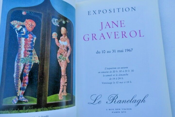 JANE GRAVEROL. EXPOSITION DU 10 AU 31 MAI 1967