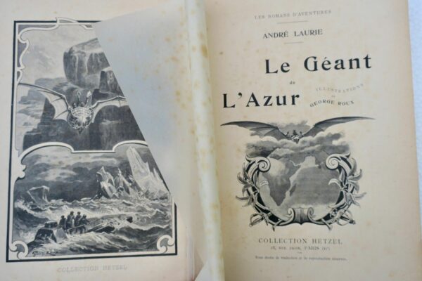 Laurie (André) The Giant Of Azure. Illustrations By Georges Roux. HETZEL – Image 4