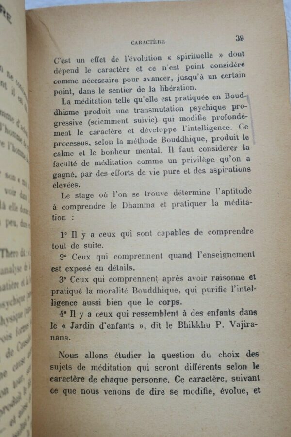 Méditation bouddhique. Etude sur sa théorie et sa pratique... – Image 6