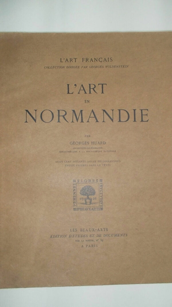 Normandie HUARD, G. L'Art en Normandie  1928 – Image 3