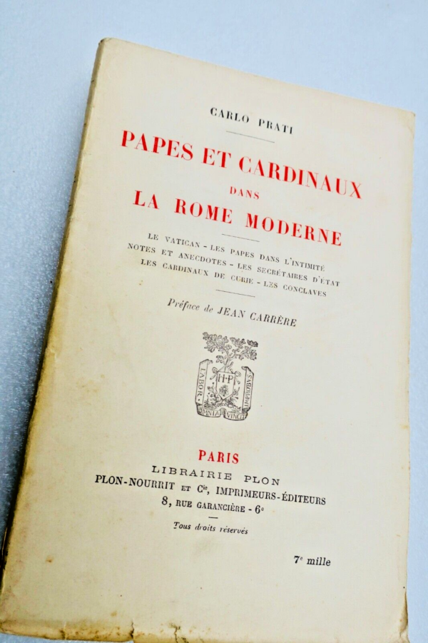 Papes et cardinaux dans la Rome moderne