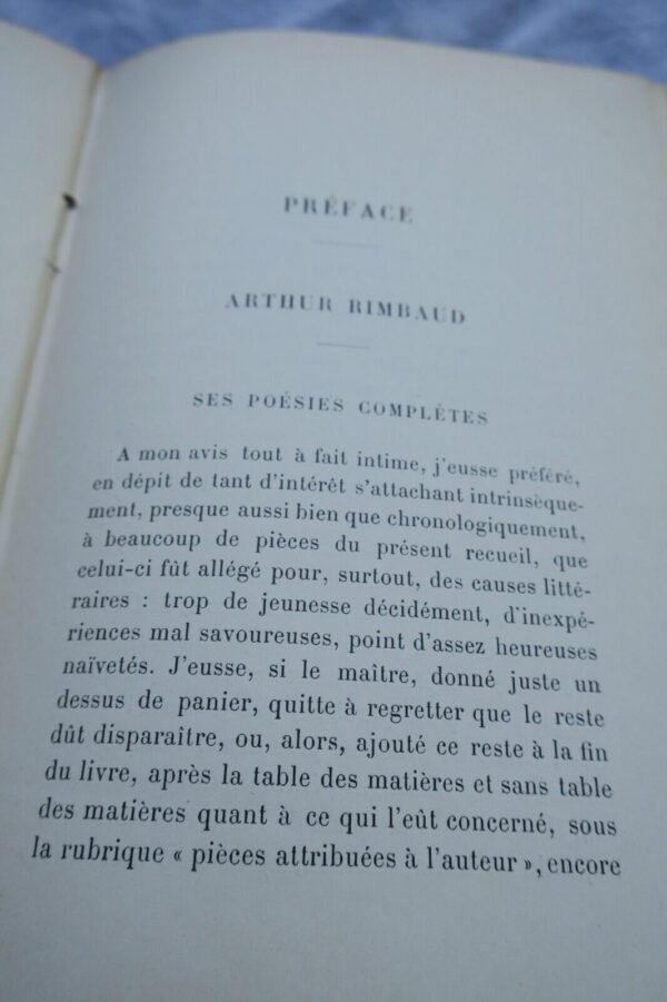 RIMBAUD (Arthur) Poésies complètes 1895 – Image 10