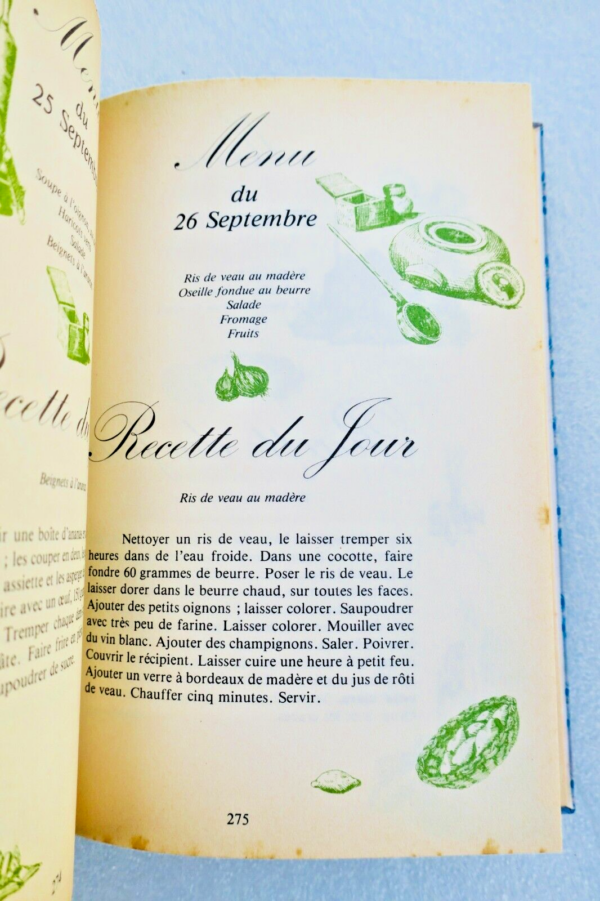 Recettes préférées de la Mère Denis. 365 menus, 365 recettes. Un an de bonne cui – Image 4