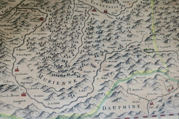 Savoie Map Sabaudia Ducatus. Savoye Blaeuw Ca. 1630 – Image 11