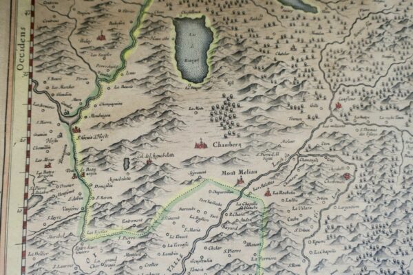 Savoie Map Sabaudia Ducatus. Savoye Blaeuw Ca. 1630 – Image 10