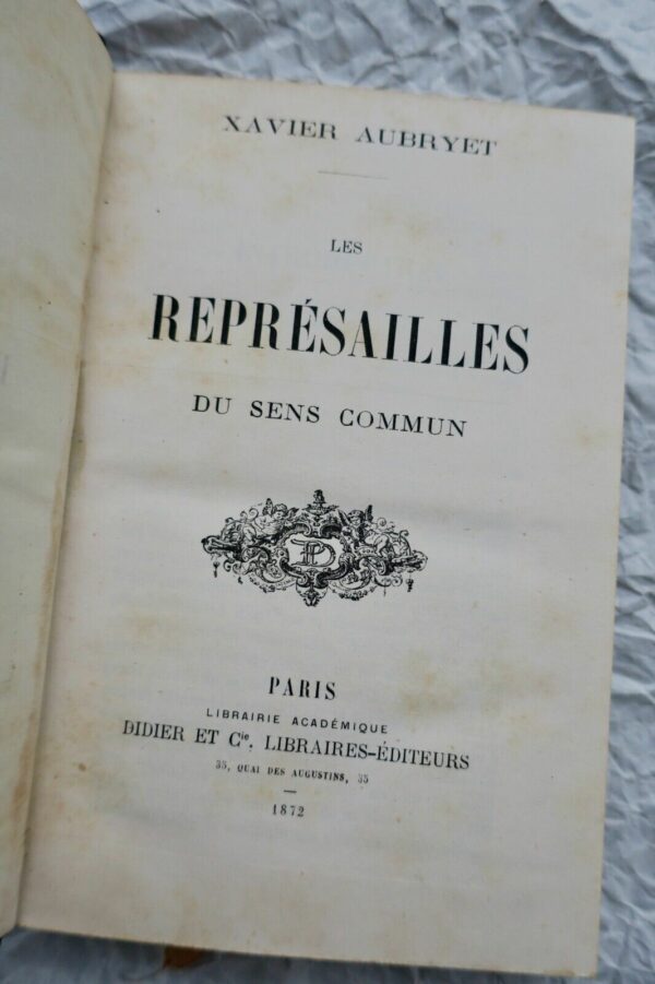 représailles du sens commun 1872 – Image 3