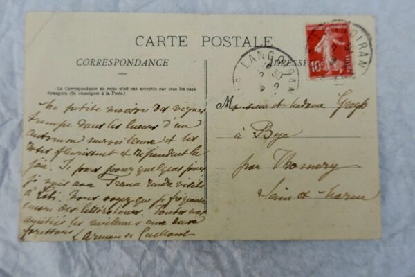 Arman de Caillavet carte postale autographe manuscrite & signée – Image 3