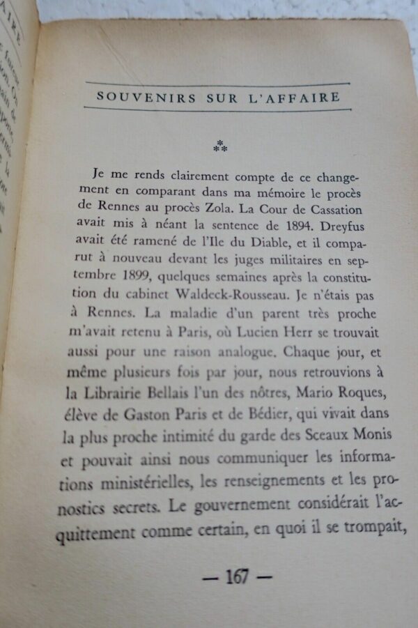 BLUM (Léon).- Souvenirs sur l'affaire 1935 EO – Image 4