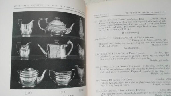 CATALOGUE OF THE COLLECTION OF FINE FRENCH FURNITURE, OBJECTS OF ART AND PORCELA – Image 6