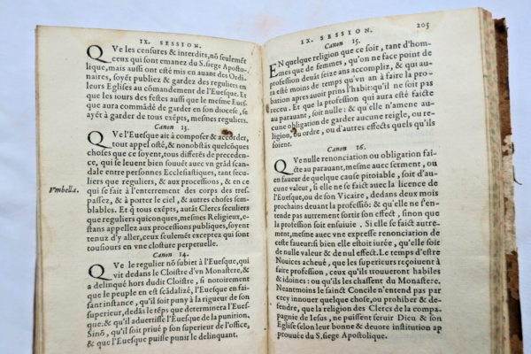 CONCILE DE TRENTE HERVET Le Sainct, sacré, universel et général 1566 – Image 7