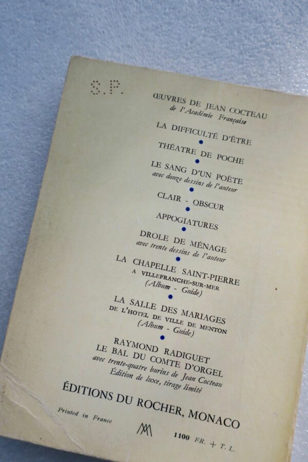 Cocteau Jean La belle et la bête (Journal d'un film) S.P. – Image 9