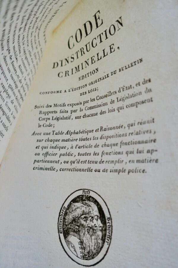 Code d'Instruction Criminelle 1809