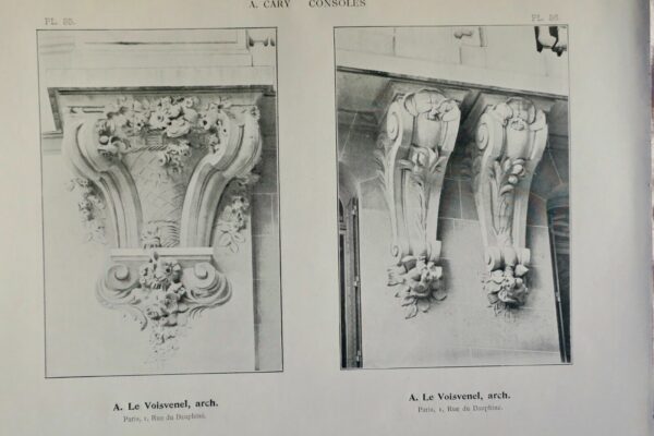 Consoles, photographiées à grande échelle d'après nature 1903 – Image 9