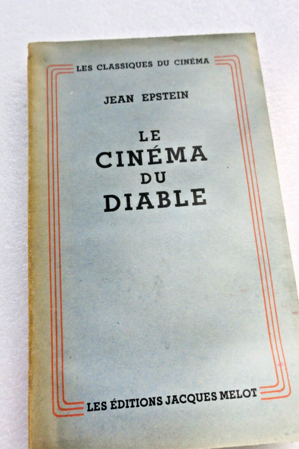 EPSTEIN  LE CINÉMA DU DIABLE