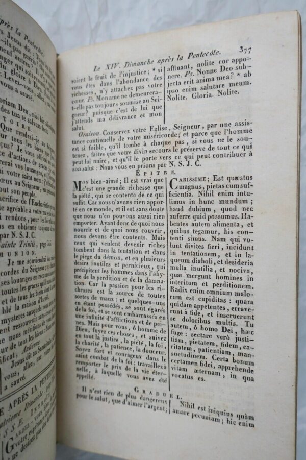 Eucologe ou nouveau livre d'église le plus complet en latin et en françois 1822 – Image 4